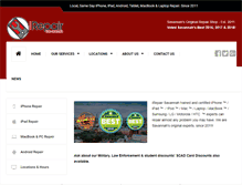 Tablet Screenshot of irepairsavannah.com